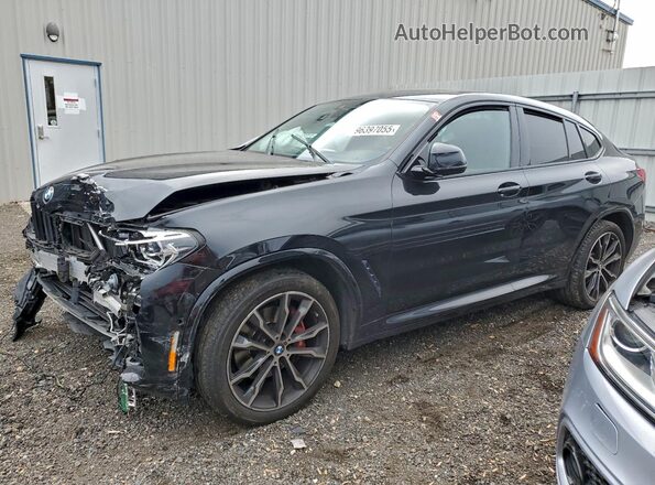 5UX2V5C07M9G28627 2021 BMW X4 Black Przód lewy