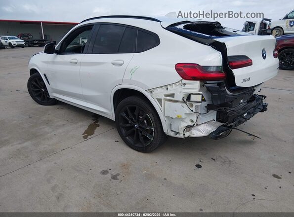 5UX33DT04P9P79107 2023 BMW X4 Белый Задняя левая четверть