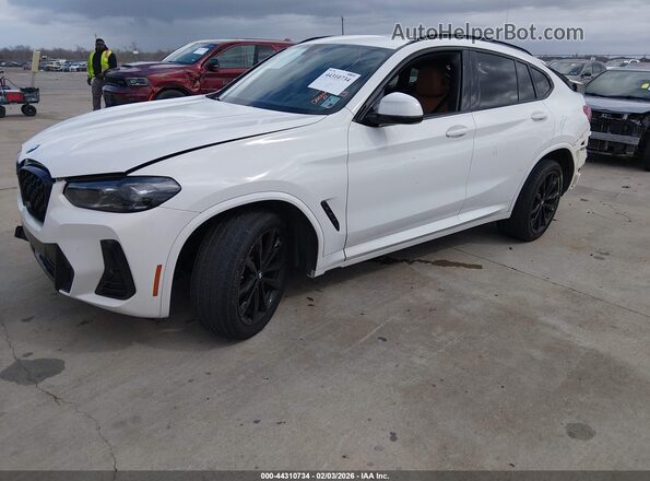 5UX33DT04P9P79107 2023 BMW X4 Белый Передняя левая четверть