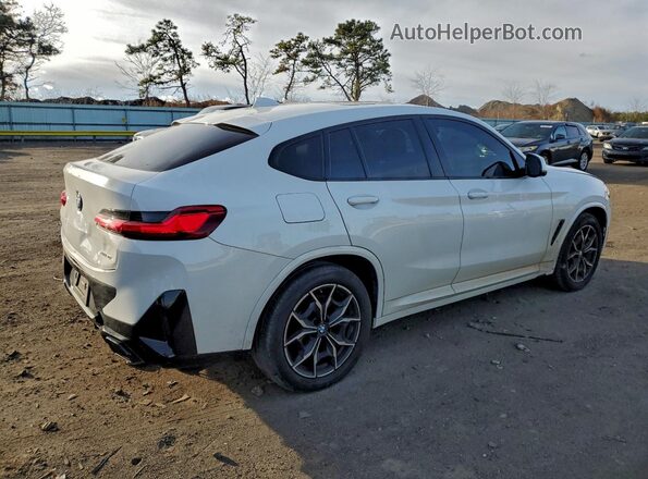 5UX33DT06P9R45790 2023 BMW X4 White Задня права чверть