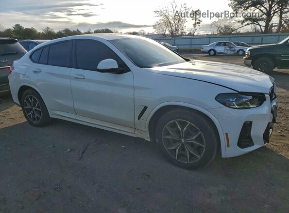 5UX33DT06P9R45790 2023 BMW X4 White Передня права чверть
