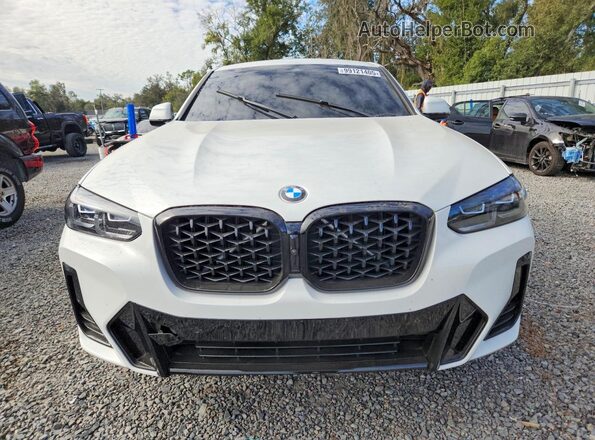 5UX33DT07S9Z66334 2025 BMW X4 Белый Вид спереди