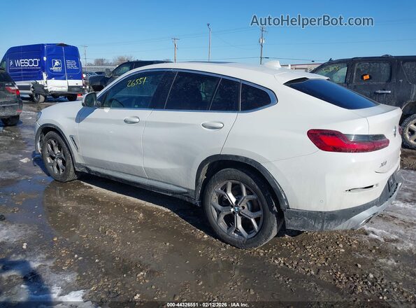 5UX33DT08N9K86186 2022 BMW X4 Белый Задняя левая четверть