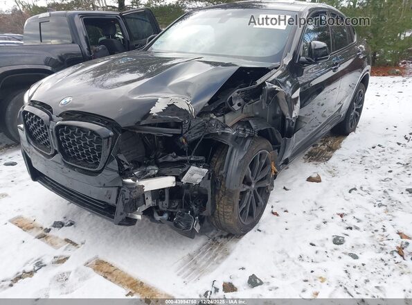 5UX33DT0XS9Y22874 2025 BMW X4 Черный Вид спереди