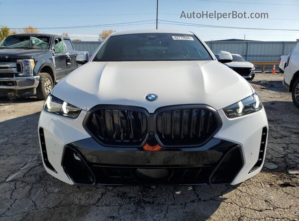 5UX33EX01R9S30550 2024 BMW X6 Белый Вид спереди