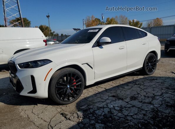 5UX33EX01R9S30550 2024 BMW X6 Белый Передняя левая четверть