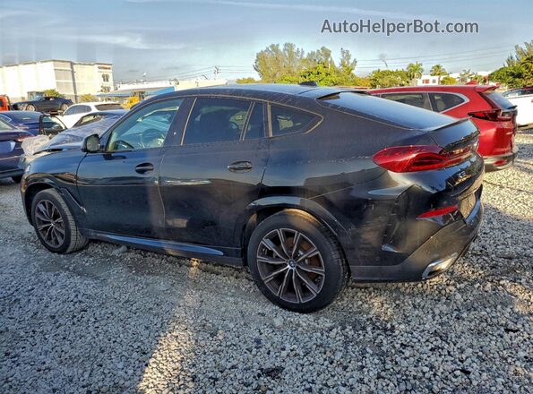 5UX33EX01R9V05379 2024 BMW X6 Черный Задняя левая четверть