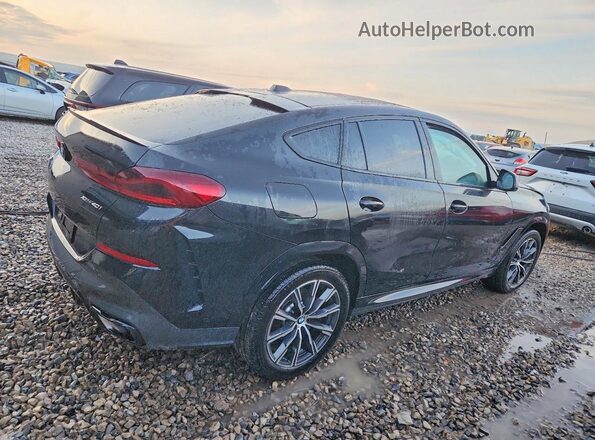 5UX33EX03S9Z38997 2025 BMW X6 Черный Задняя правая четверть