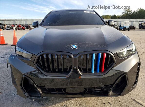 5UX33EX06R9S66847 2024 BMW X6 Black Vista frontal