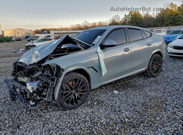 5UX33EX08R9S29797 2024 BMW X6 Silver Przód lewy
