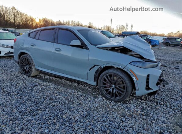5UX33EX08R9S29797 2024 BMW X6 Silver Przód prawy