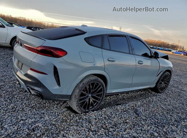 5UX33EX08R9S29797 2024 BMW X6 Silver Tył prawy