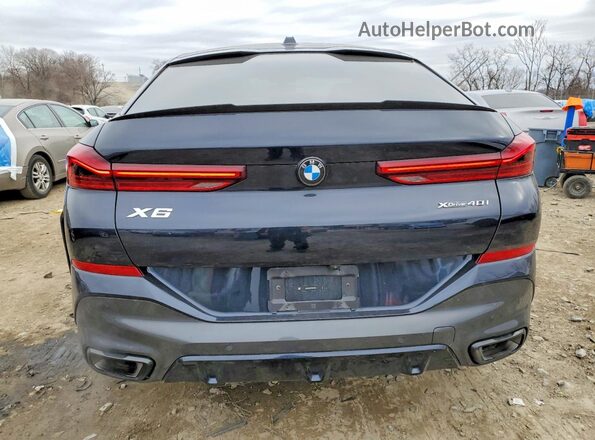 5UX33EX08R9U79072 2024 BMW X6 Черный Вид сзади