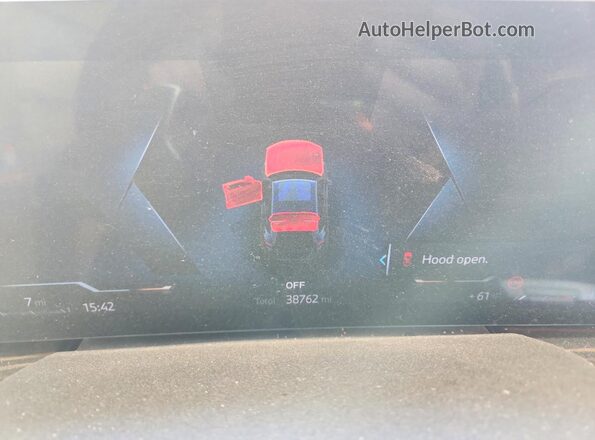 5UX33EX08S9W74479 2025 BMW X6 Черный Вид щитка приборов