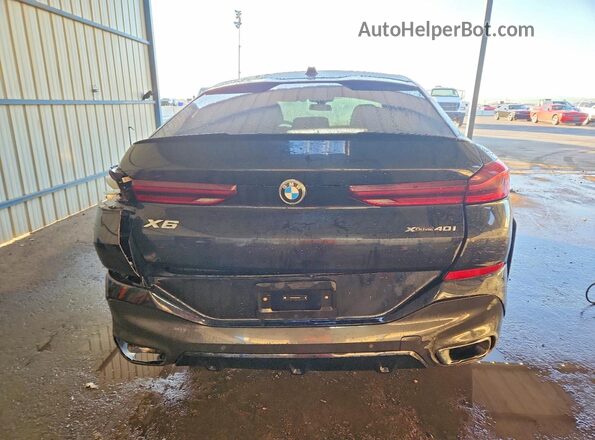 5UX33EX08S9W74479 2025 BMW X6 Черный Вид сзади