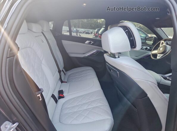 5UX33EX0XT9232319 2026 BMW X6 Gray Widok tylnych siedzeń