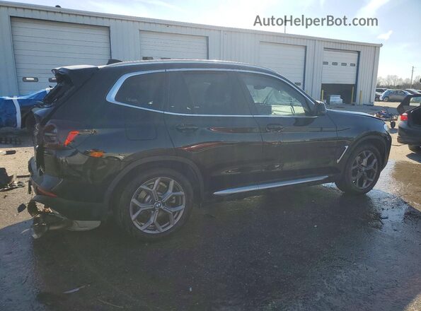 5UX43DP00P9N75368 2023 BMW X3 Black Tył prawy