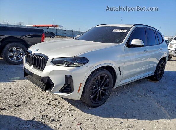 5UX43DP00P9P34048 2023 BMW X3 White Vista tres cuartos delantera izquierda