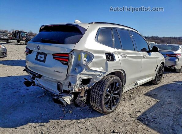 5UX43DP00P9P34048 2023 BMW X3 White Trasero derecho
