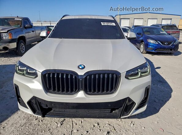 5UX43DP00P9P34048 2023 BMW X3 White Vista frontal