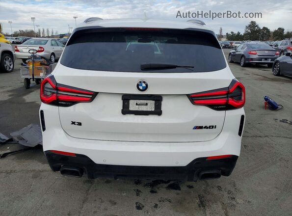 5UX43DP01N9K05852 2022 BMW X3 White უკანა ხედი
