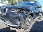2022 Bmw X3 Sdrive30i Черный vin: 5UX43DP01N9M51588