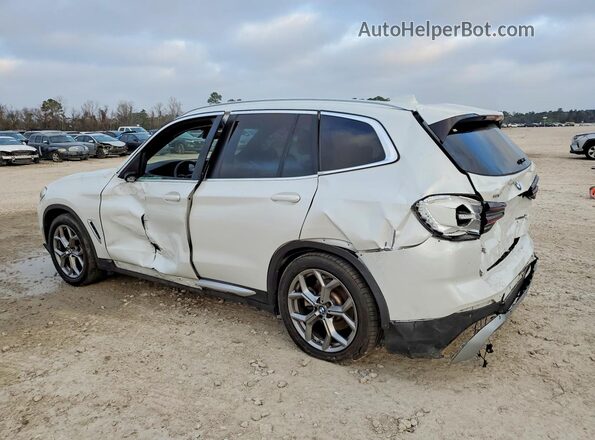 5UX43DP02R9W89858 2024 BMW X3 Белый Задняя левая четверть