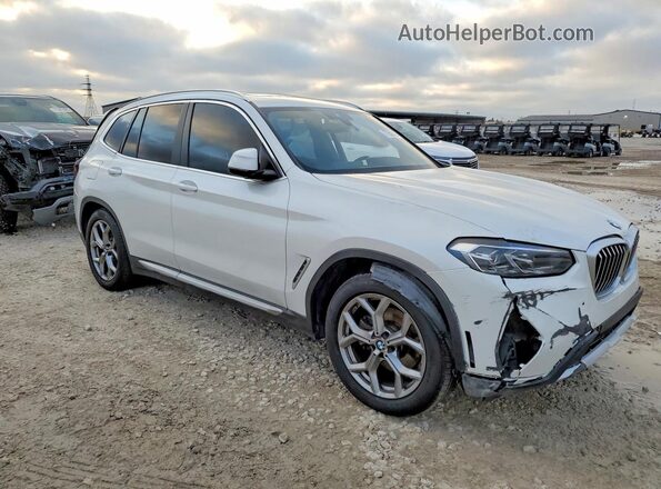 5UX43DP02R9W89858 2024 BMW X3 Белый Передняя правая четверть