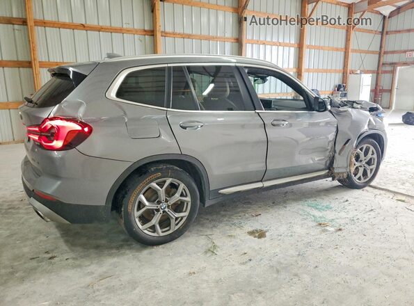 5UX43DP03P9T08421 2023 BMW X3 Silver Հետևի աջ