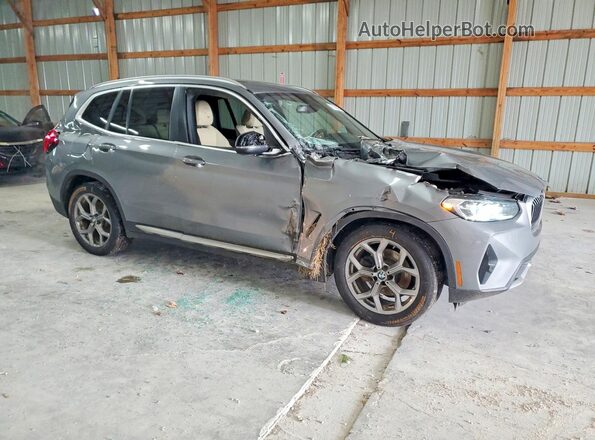 5UX43DP03P9T08421 2023 BMW X3 Silver Առջևի աջ