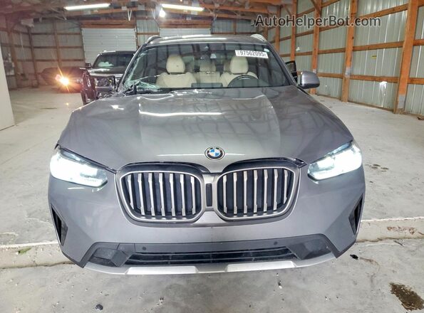5UX43DP03P9T08421 2023 BMW X3 Silver Դիմացի տեսք