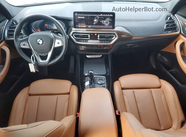 5UX43DP06N9M09594 2022 BMW X3 Черный Вид панели приборов