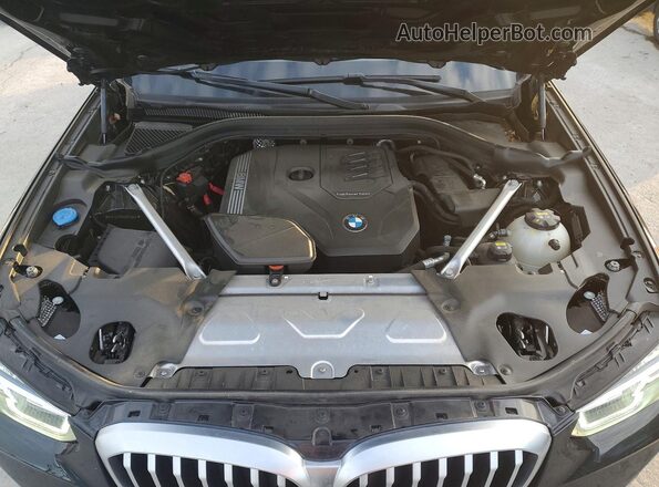 5UX43DP06N9M09594 2022 BMW X3 Черный Вид подкапотного пространства