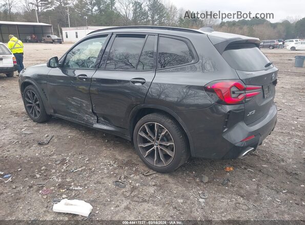 5UX43DP08N9K48228 2022 BMW X3 Черный Задняя левая четверть