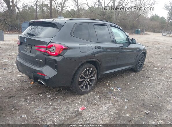 5UX43DP08N9K48228 2022 BMW X3 Черный Задняя правая четверть