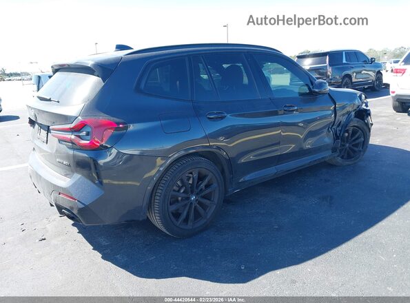 5UX43DP09R9W79358 2024 BMW X3 Black Trasero derecho