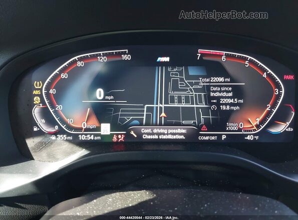 5UX43DP09R9W79358 2024 BMW X3 Black Vista de los asientos traseros