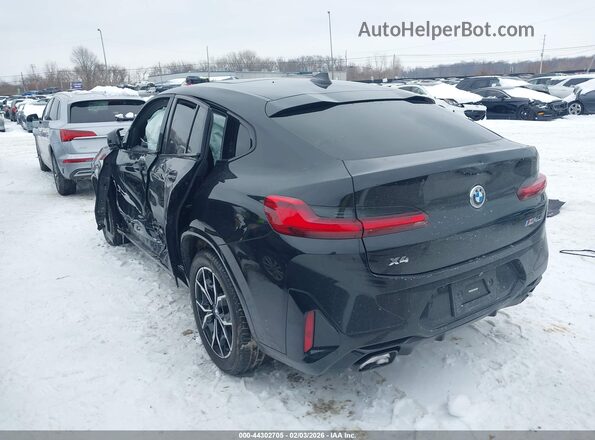 5UX43DT00P9P47145 2023 BMW X4 Черный Задняя левая четверть