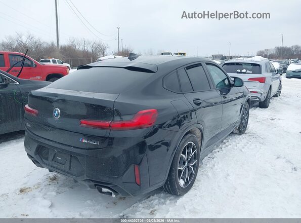 5UX43DT00P9P47145 2023 BMW X4 Черный Задняя правая четверть