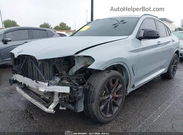5UX43DT01N9J05143 2022 BMW X4 Серый Передняя левая четверть