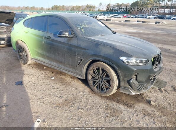 5UX43DT02P9P23848 2023 BMW X4 Black Передня права чверть