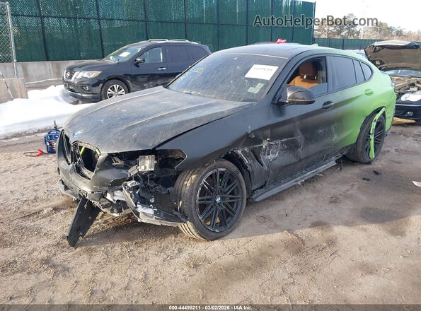 5UX43DT02P9P23848 2023 BMW X4 Black Передня ліва чверть