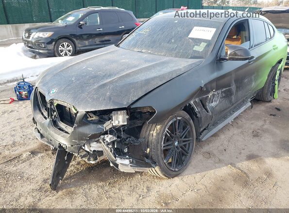 5UX43DT02P9P23848 2023 BMW X4 Black Вид спереду