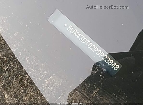 5UX43DT02P9P23848 2023 BMW X4 Black 