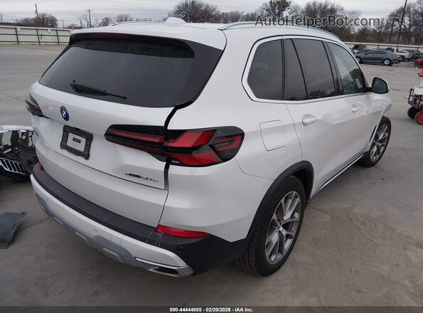 5UX43EU00R9V07343 2024 BMW X5 White Trasero derecho