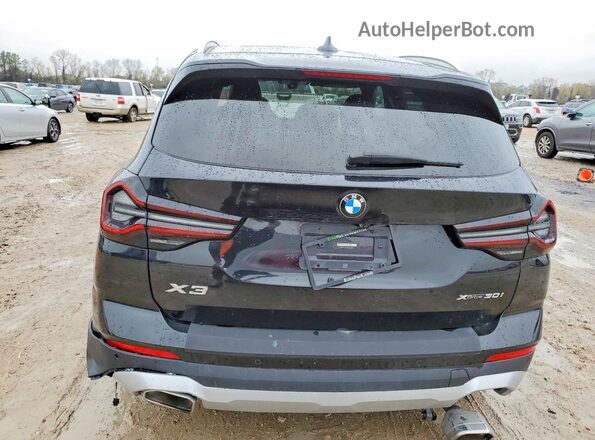 5UX53DP00P9S19524 2023 BMW X3 Черный Вид сзади