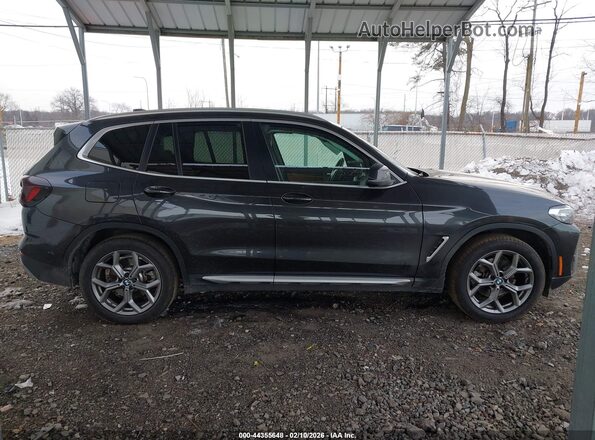 5UX53DP00R9W05461 2024 BMW X3 Blue Սալոնի հետևի տեսք