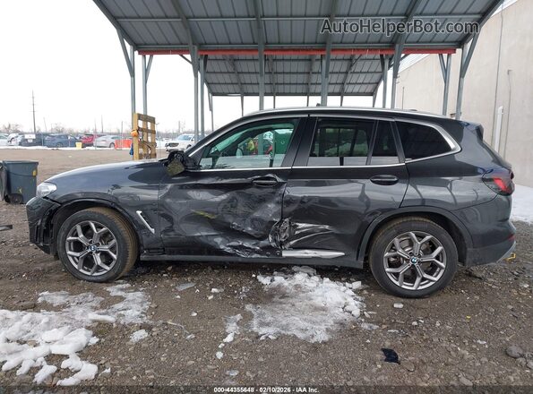 5UX53DP00R9W05461 2024 BMW X3 Blue Սալոնի 360 աստիճան տեսք