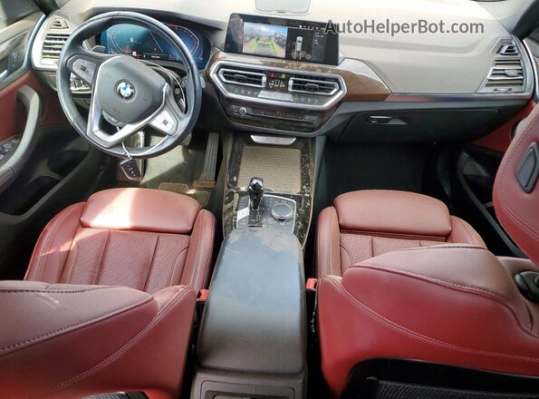 5UX53DP02P9R81463 2023 BMW X3 Black Вид панелі приладів