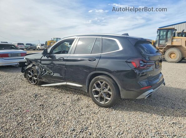 5UX53DP02P9R81463 2023 BMW X3 Black Задня ліва чверть